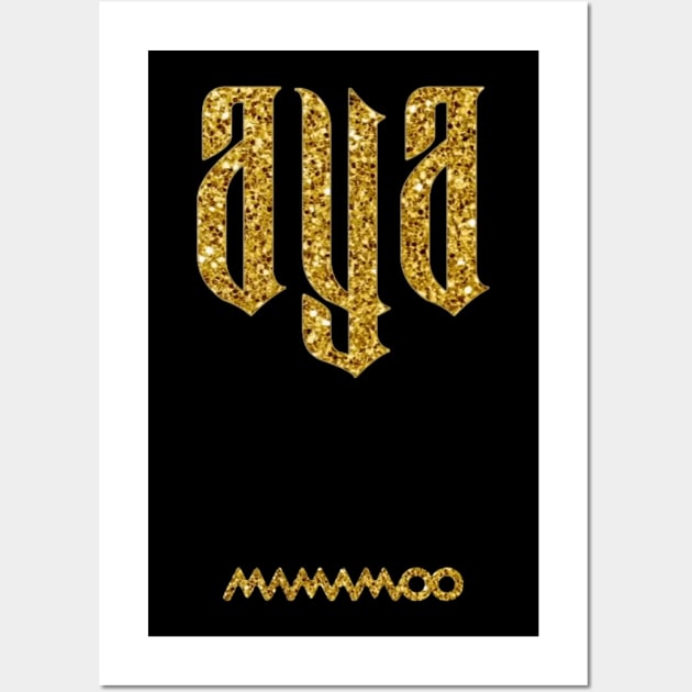 Mamamoo Aya Wall Art by hallyupunch